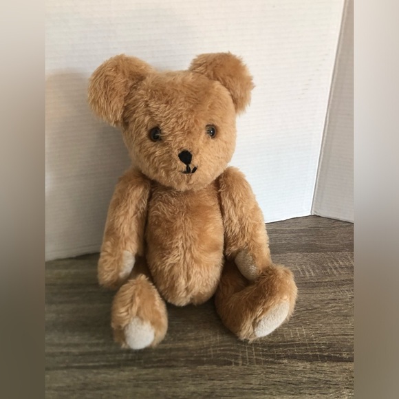 Vtg Fully Jointed Teddy Bear - Picture 2 of 8